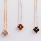 ¡®Loco¡¯CLOVER 15MM DIAMOND CARNELIAN NECKLACE