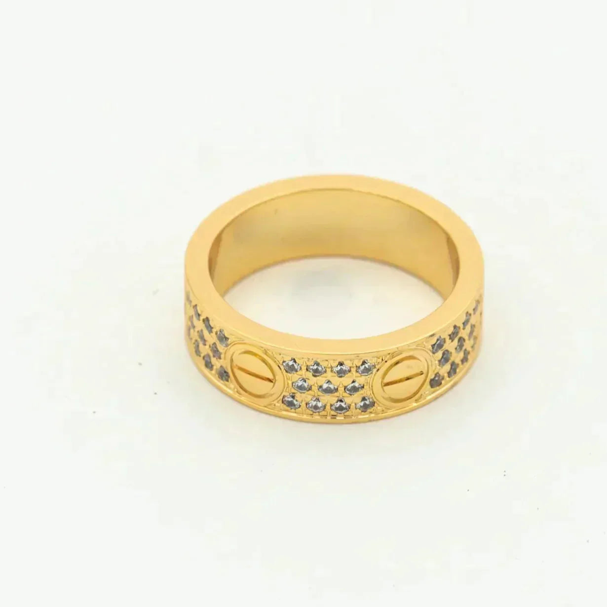 ¡®Loco¡¯LOVE RING 5.5MM DIAMONDS PAVED