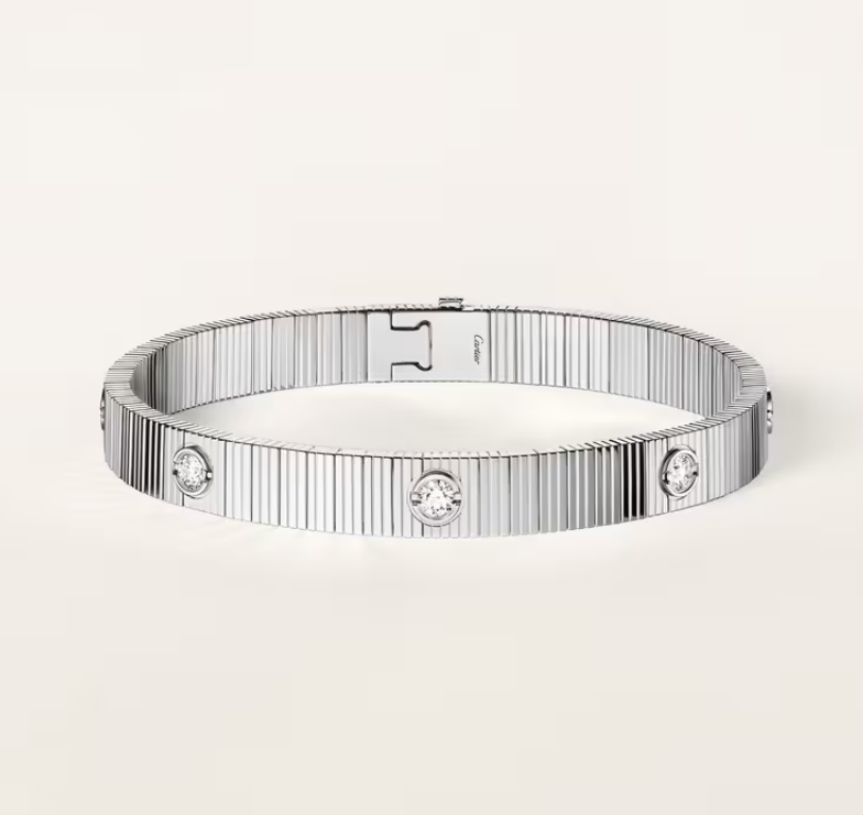 Loco NEW 7 MM 7-DIAMOND HEART-SHAPED BRACELET