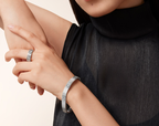 Loco NEW 7 MM 7-DIAMOND HEART-SHAPED BRACELET