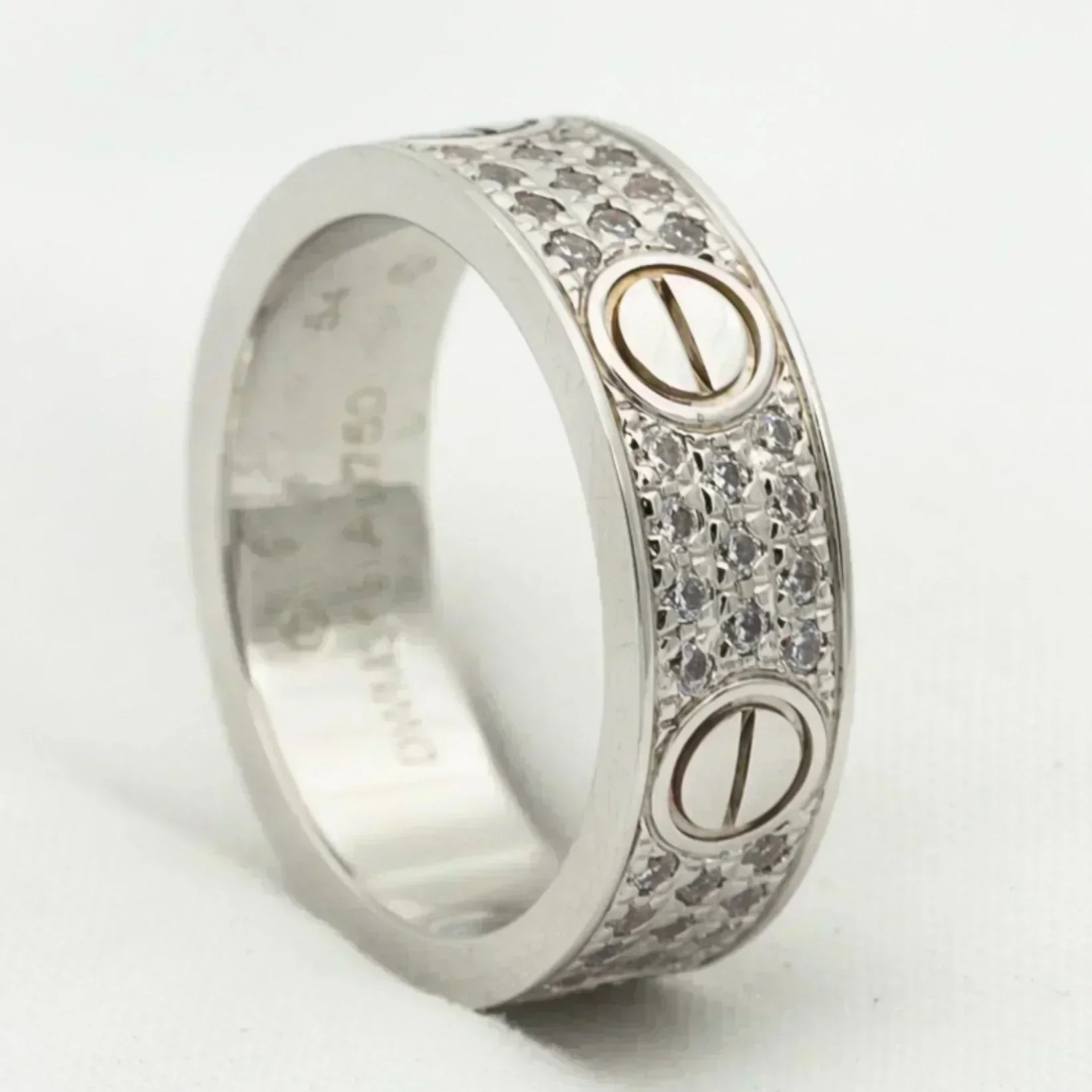 ¡®Loco¡¯LOVE RING 5.5MM DIAMONDS PAVED