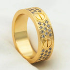 ¡®Loco¡¯LOVE RING 5.5MM DIAMONDS PAVED