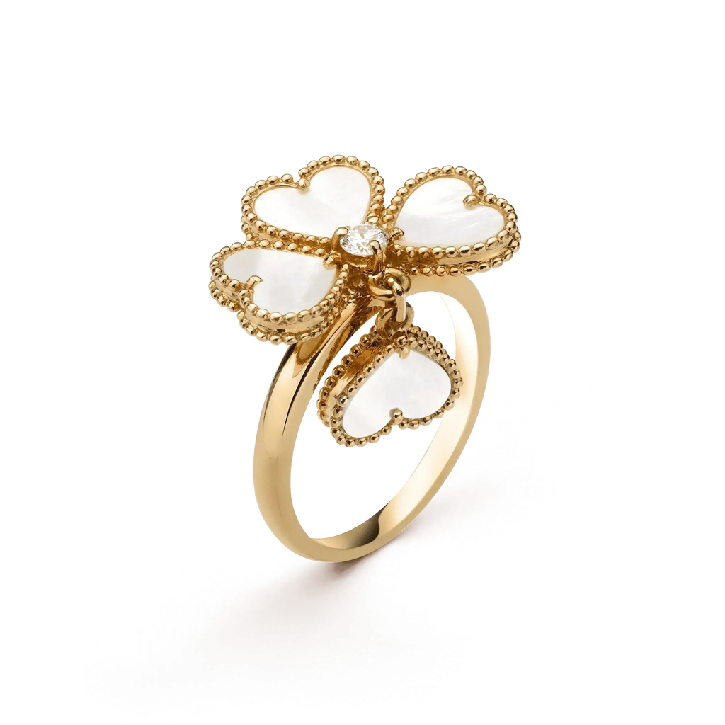 ¡®Loco¡¯SWEET CLOVER WHITE MOP RING