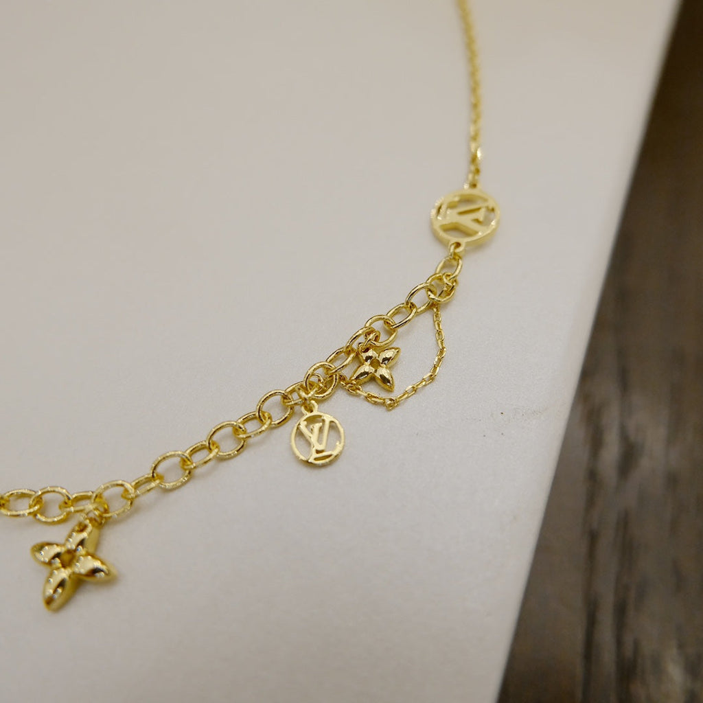 ¡®Loco¡¯BLOOMING SUPPLE NECKLACE BRASS