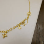 ¡®Loco¡¯BLOOMING SUPPLE NECKLACE BRASS