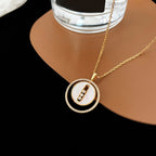 [Loco]LUCKY MOVE MM NACRE BLANCHE DIAMOND NECKLACE