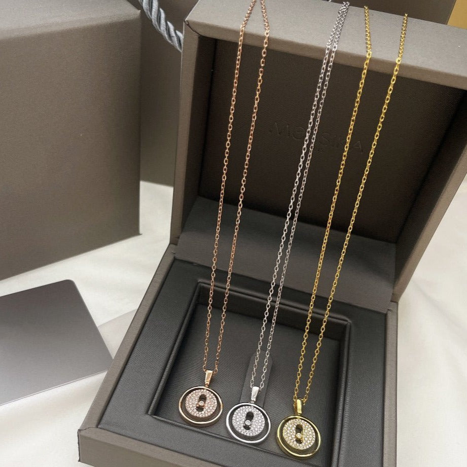 [Loco]LUCKY MOVER PM PAVED NECKLACE