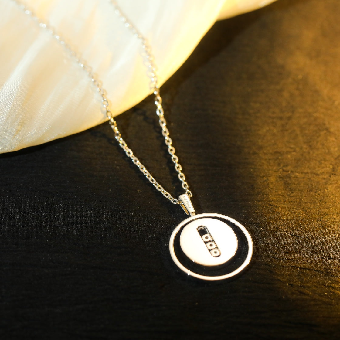 [Loco]LUCKY MOVE MM SILVER DIAMOND NECKLACE