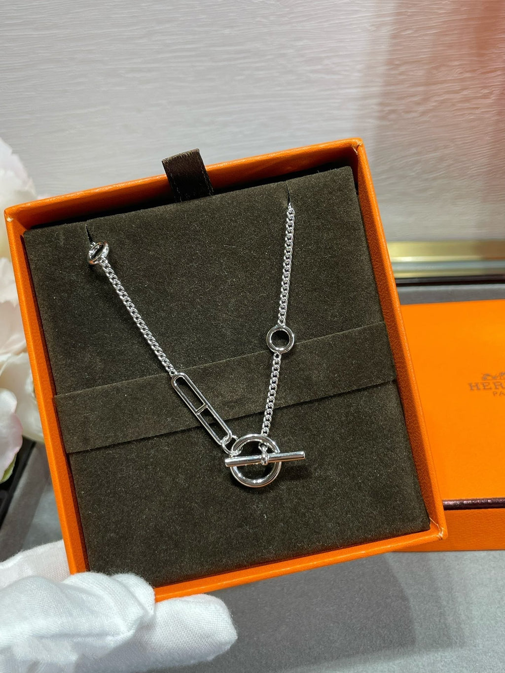 ¡®Loco¡¯HM STERLING CHAINE D'ANCRE HEART