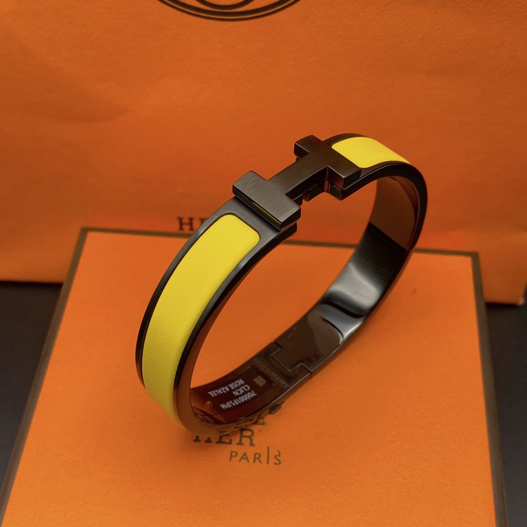 ¡®Loco¡¯CLIC HM SO BLACK YELLOW BRACELET