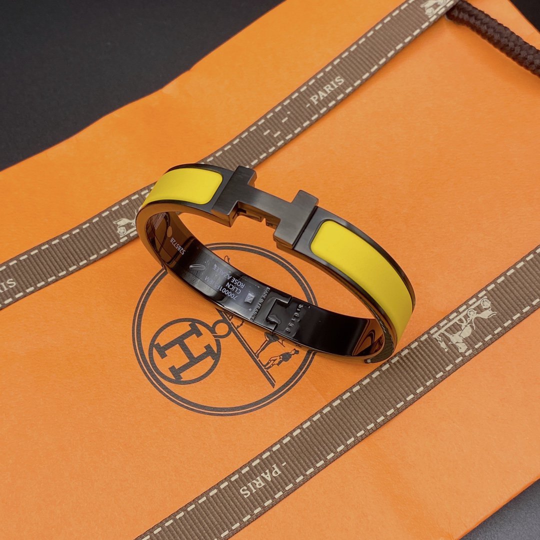 ¡®Loco¡¯CLIC HM SO BLACK YELLOW BRACELET