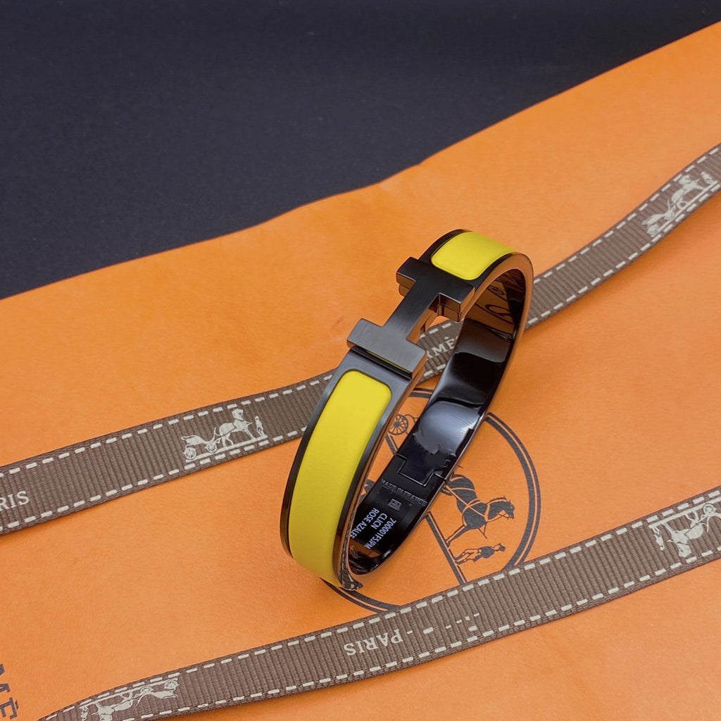 ¡®Loco¡¯CLIC HM SO BLACK YELLOW BRACELET