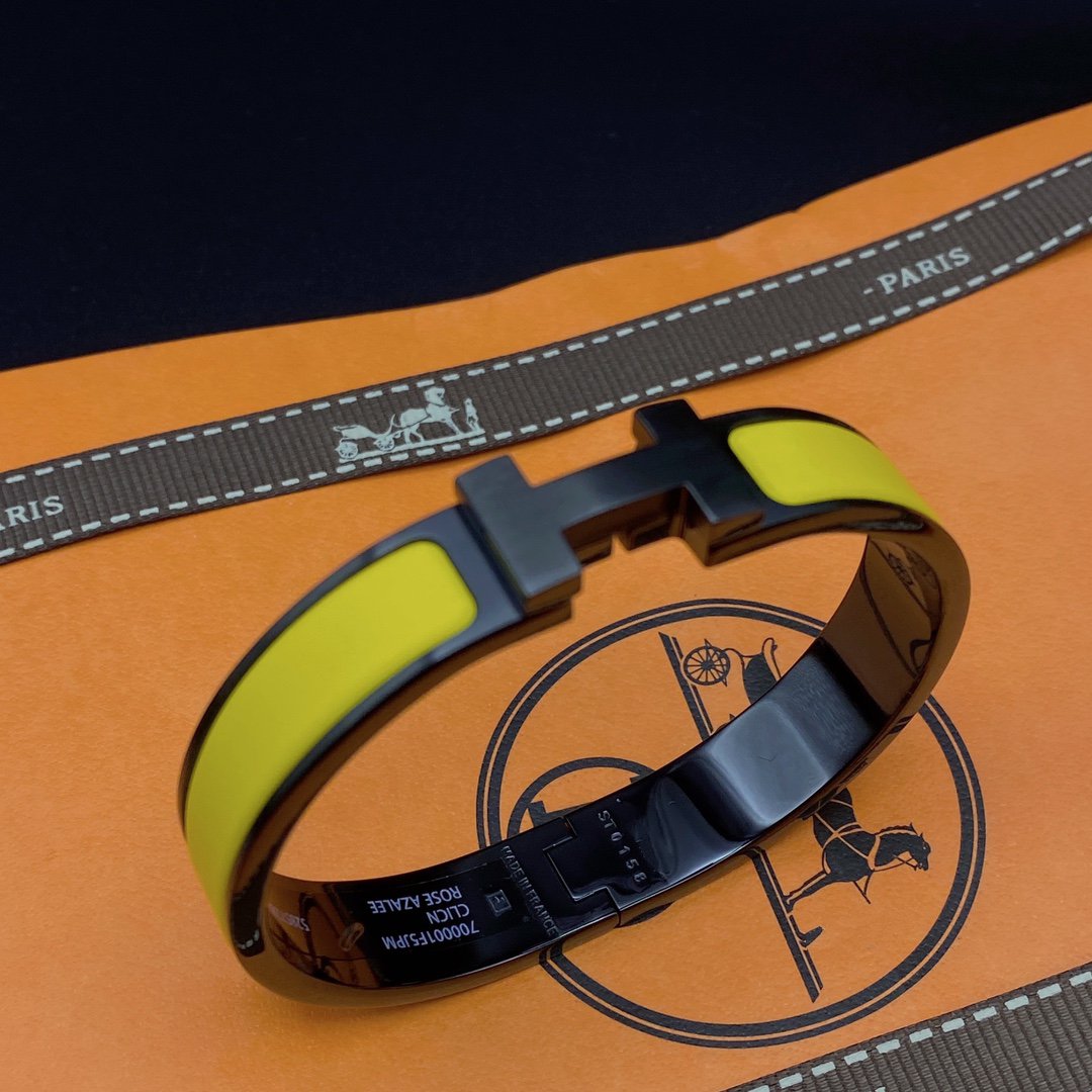 ¡®Loco¡¯CLIC HM SO BLACK YELLOW BRACELET