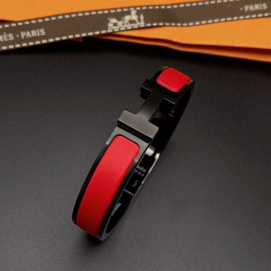 ¡®Loco¡¯CLIC HM SO BLACK RED BRACELET