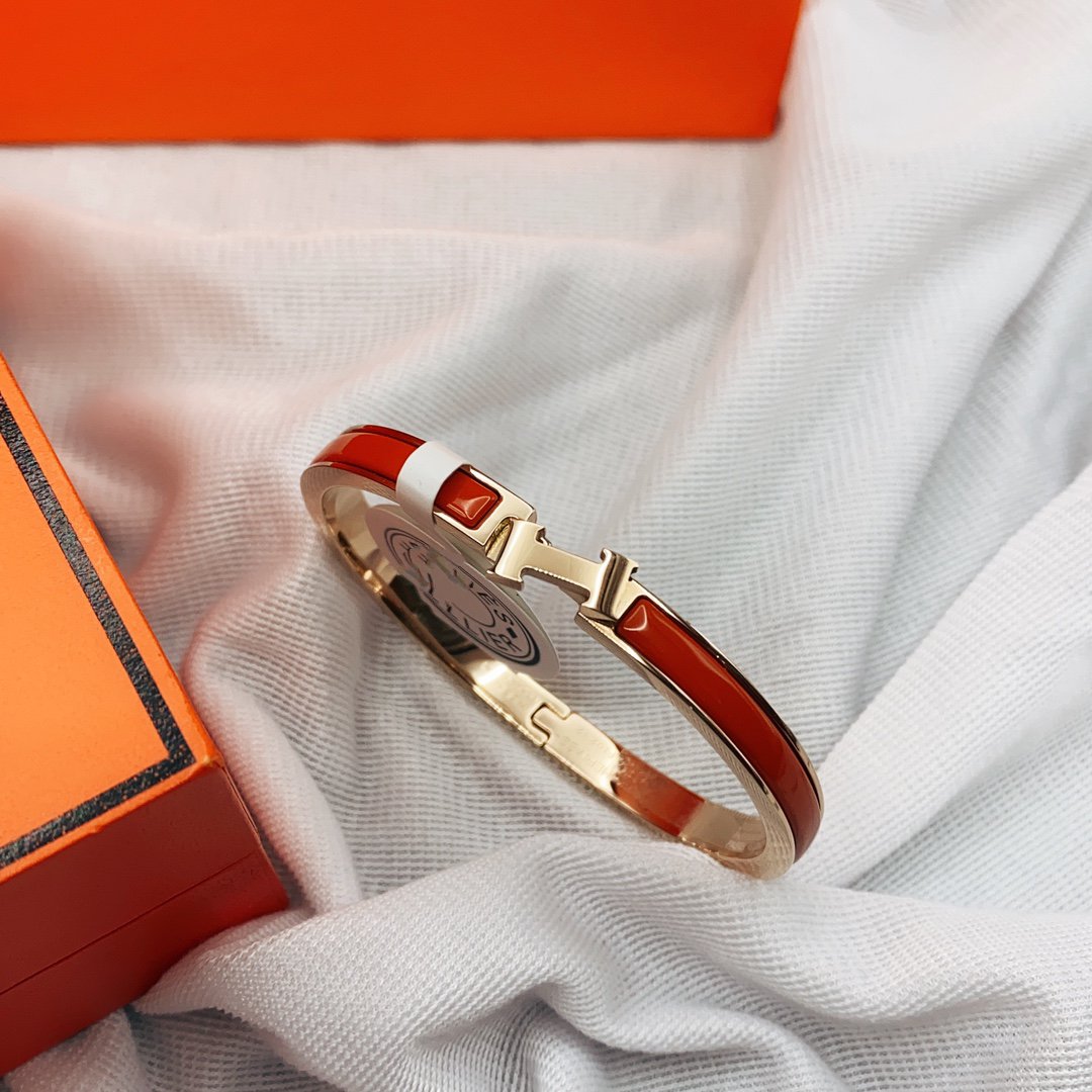 ¡®Loco¡¯CLASSIC HM CLIC RED 8MM ENAMEL BRACELET