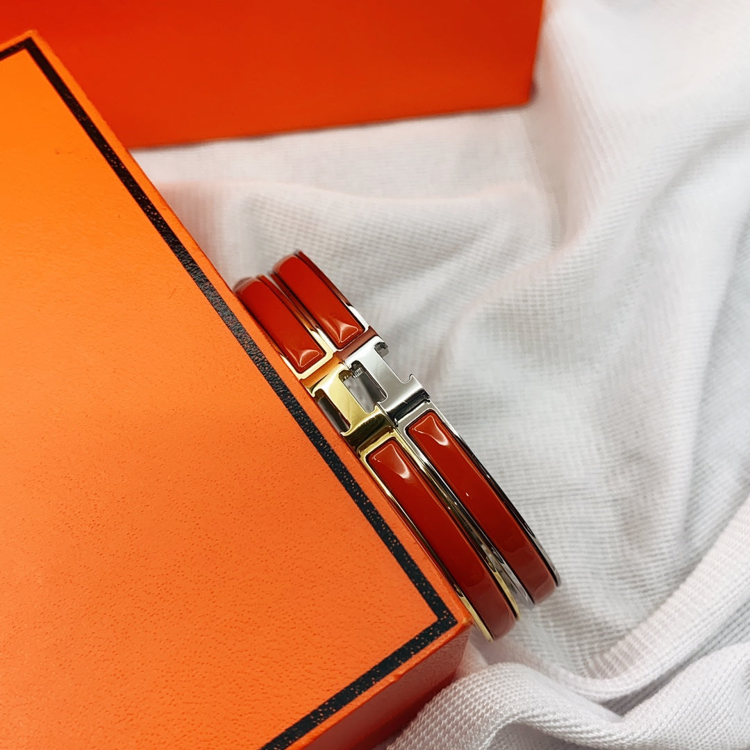 ¡®Loco¡¯CLASSIC HM CLIC RED 8MM ENAMEL BRACELET