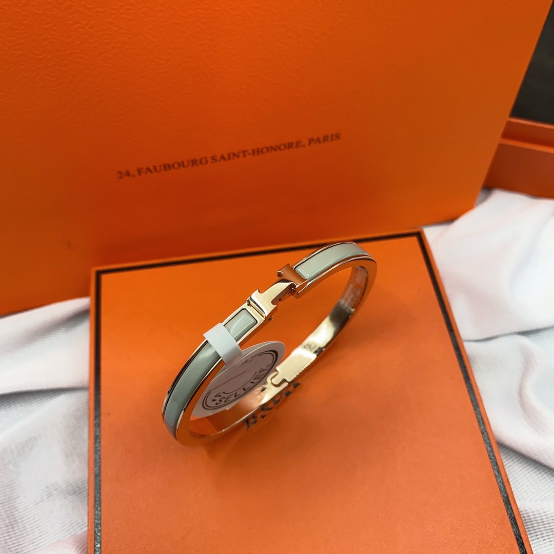 ¡®Loco¡¯CLASSIC HM CLIC GREEN 8MM ENAMEL BRACELET