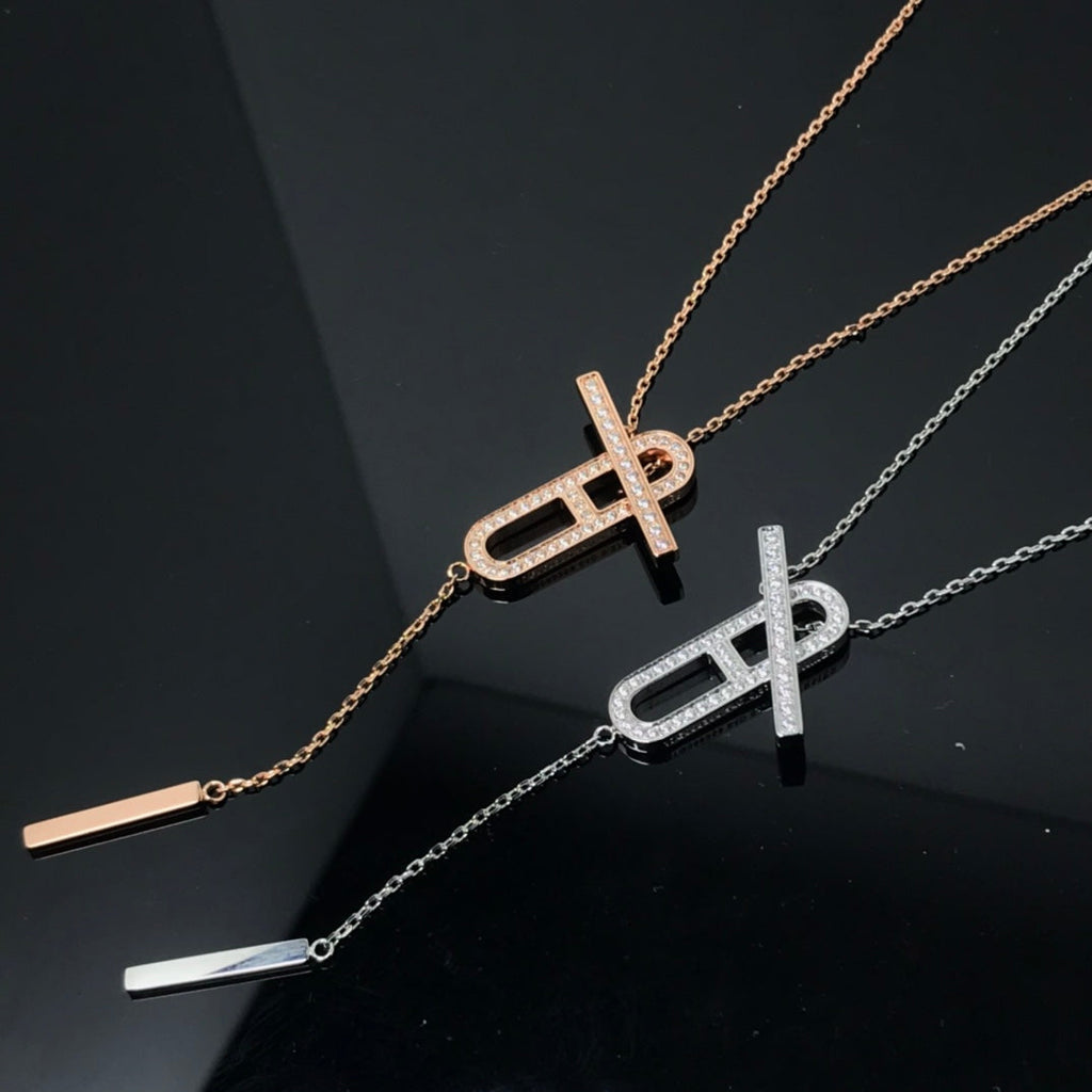 ¡®Loco¡¯HM NECKLACE PLATINUM ROSE GOLD DIAMOND