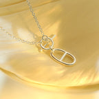¡®Loco¡¯HM CHAINE D'ANCRE PENDANT NECKLACE STERLING SILVER