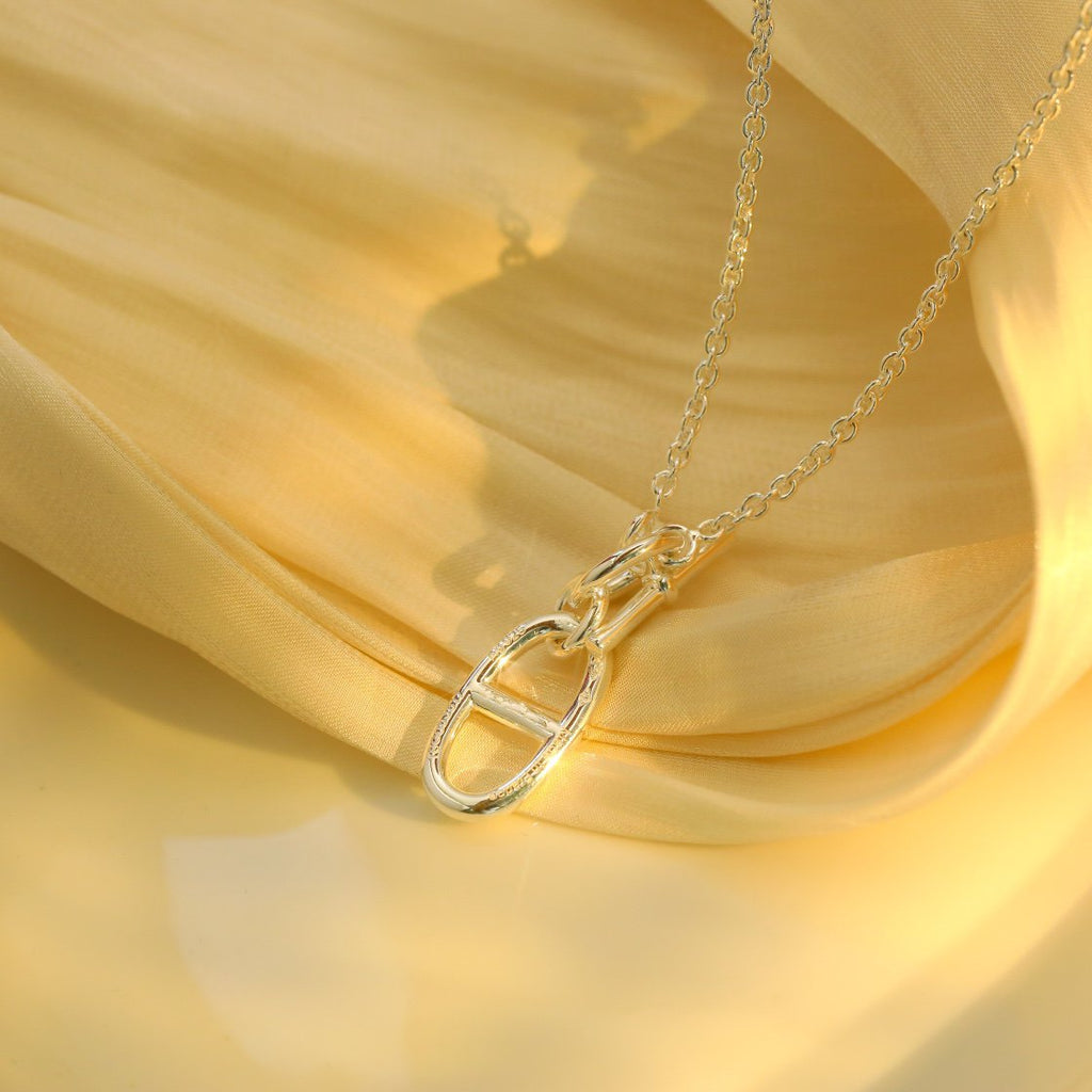 ¡®Loco¡¯HM CHAINE D'ANCRE PENDANT NECKLACE STERLING SILVER