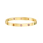 [Loco JURI]2026 RAINBOW LOVE BRACELET 6.1MM  10 DIAMONDS
