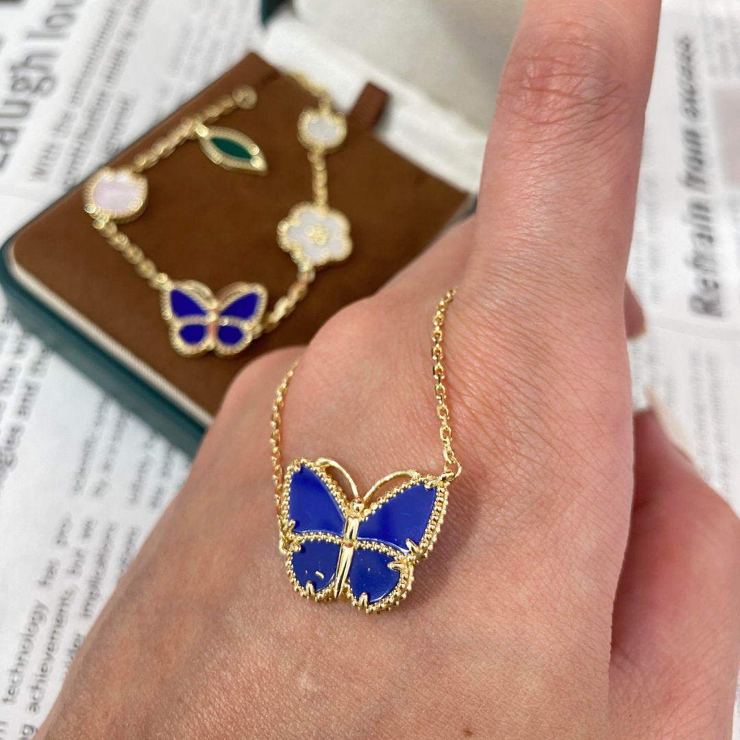 [Loco JURI] 2026 NEW LUCKY BUTTERFLY 1 MOTIFS NECKLACE
