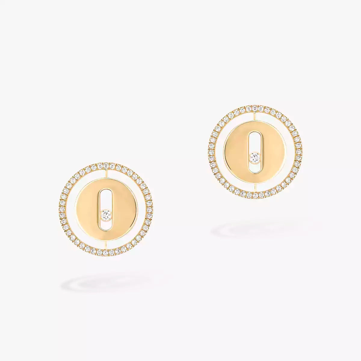 [Loco jewelrys]Lucky Move Diamond Earrings