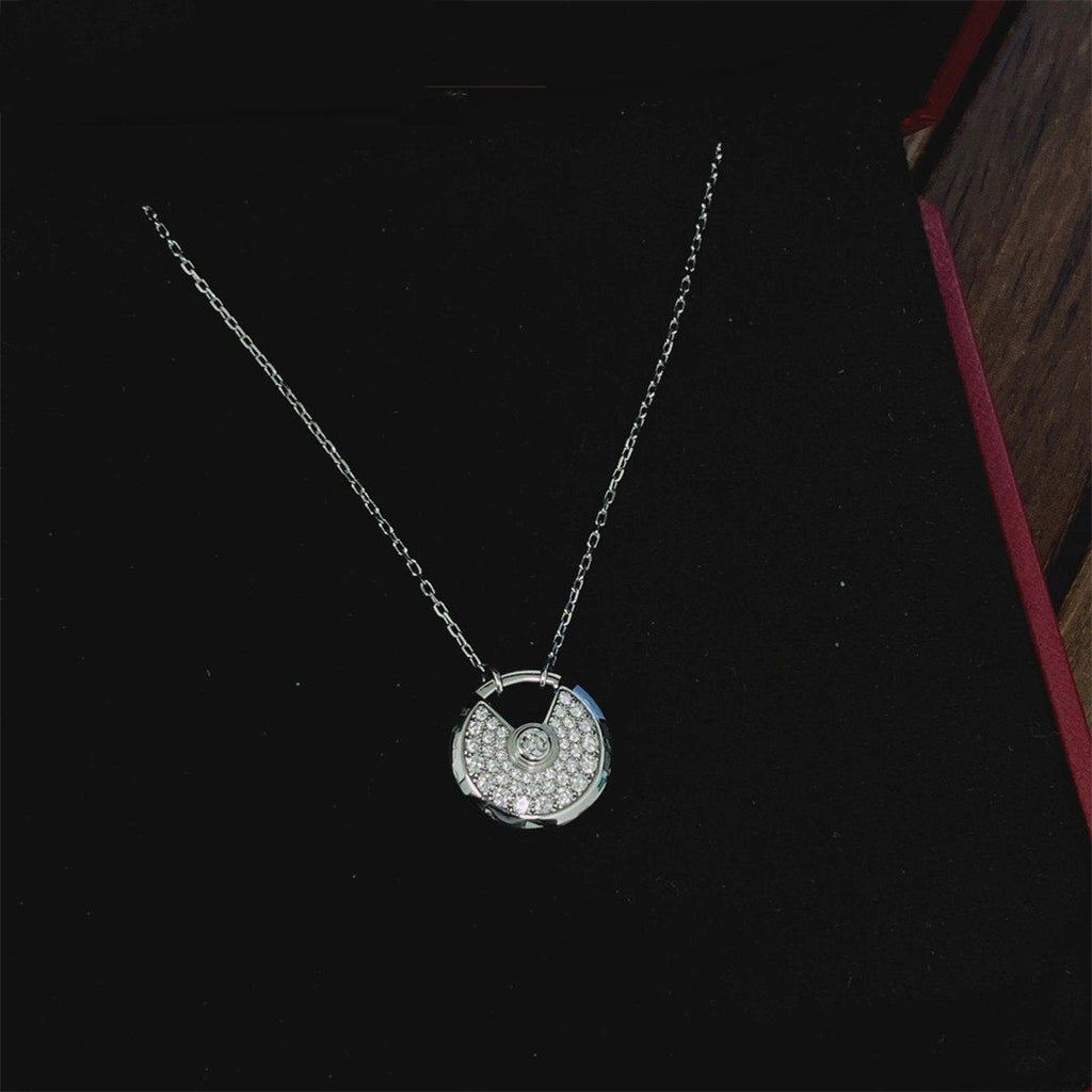 ¡®Loco¡¯AMULETTE SILVER FULL DIAMOND NECKLACE