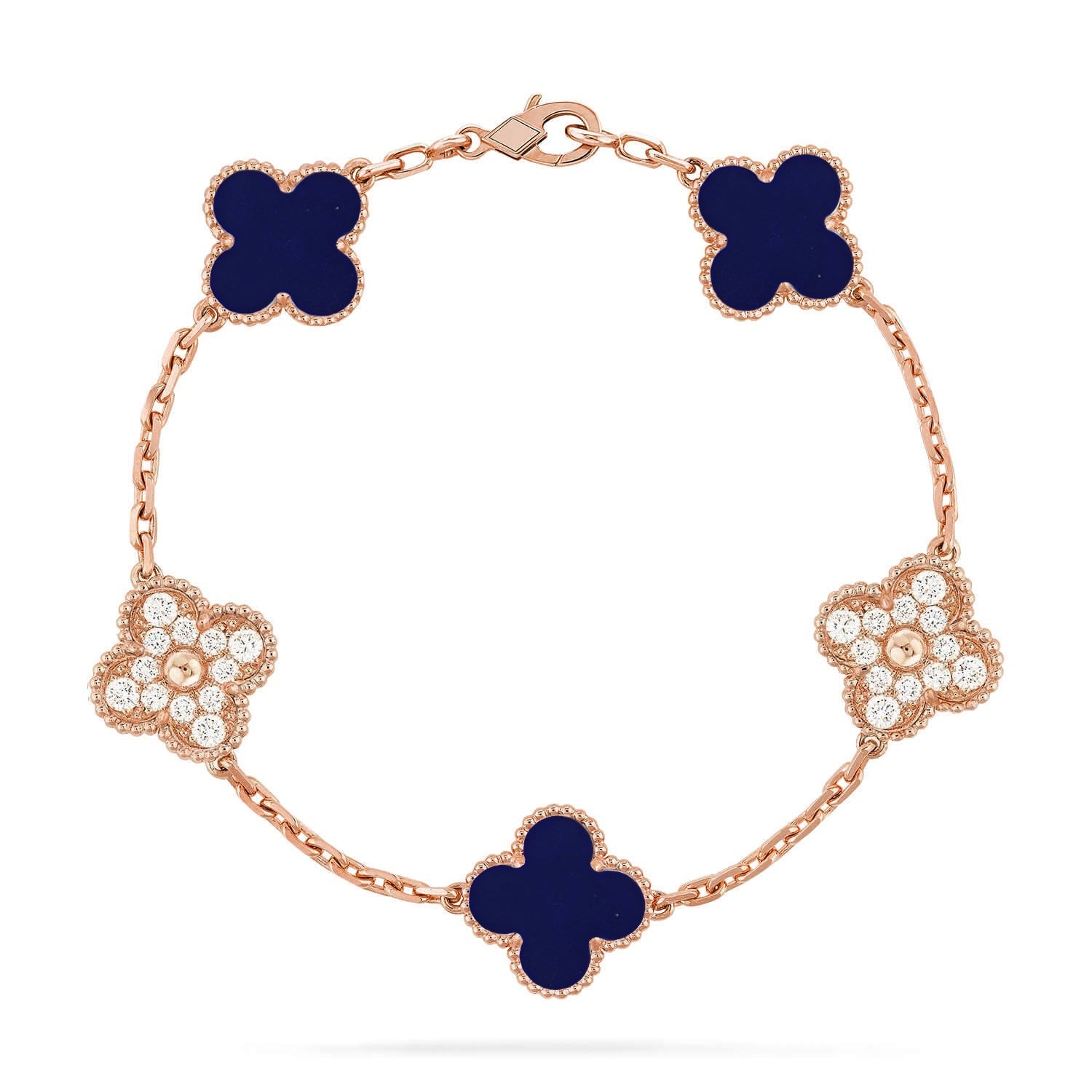[Loco]New CLOVER 5 MOTIF LAPIS LAZULI BRACELET COLLECTION