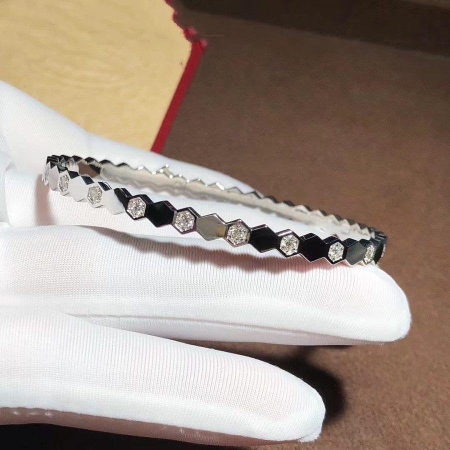 ¡®Loco¡¯BEE LOVE SILVER DIAMOND BRACELET