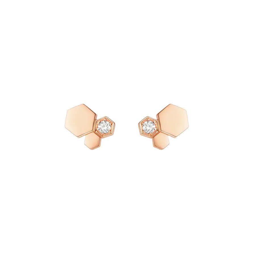 ¡®Loco¡¯BEE LOVE PINK GOLD DIAMOND EARRINGS