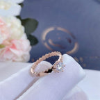 ¡®Loco¡¯BEE LOVE RING PINK GOLD 1 DIAMOND