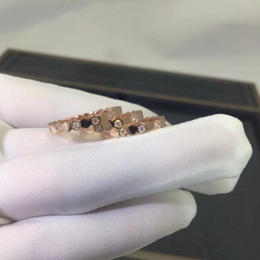 ¡®Loco¡¯BEE LOVE RING PINK GOLD DIAMOND