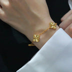 [Loco]New  CLOVER 5 MOTIF LASER BRACELET COLLECTION