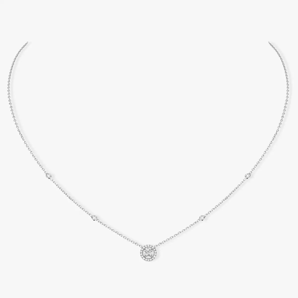 [Loco]Diamond Necklace 0,20ct Brilliant Shape Joy