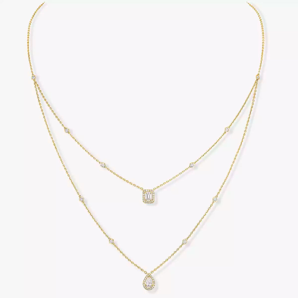 [Loco]Diamond Necklace My Twin 2 Rows