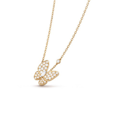 ¡®Loco¡¯BUTTERFLY DIAMOND NECKLACE