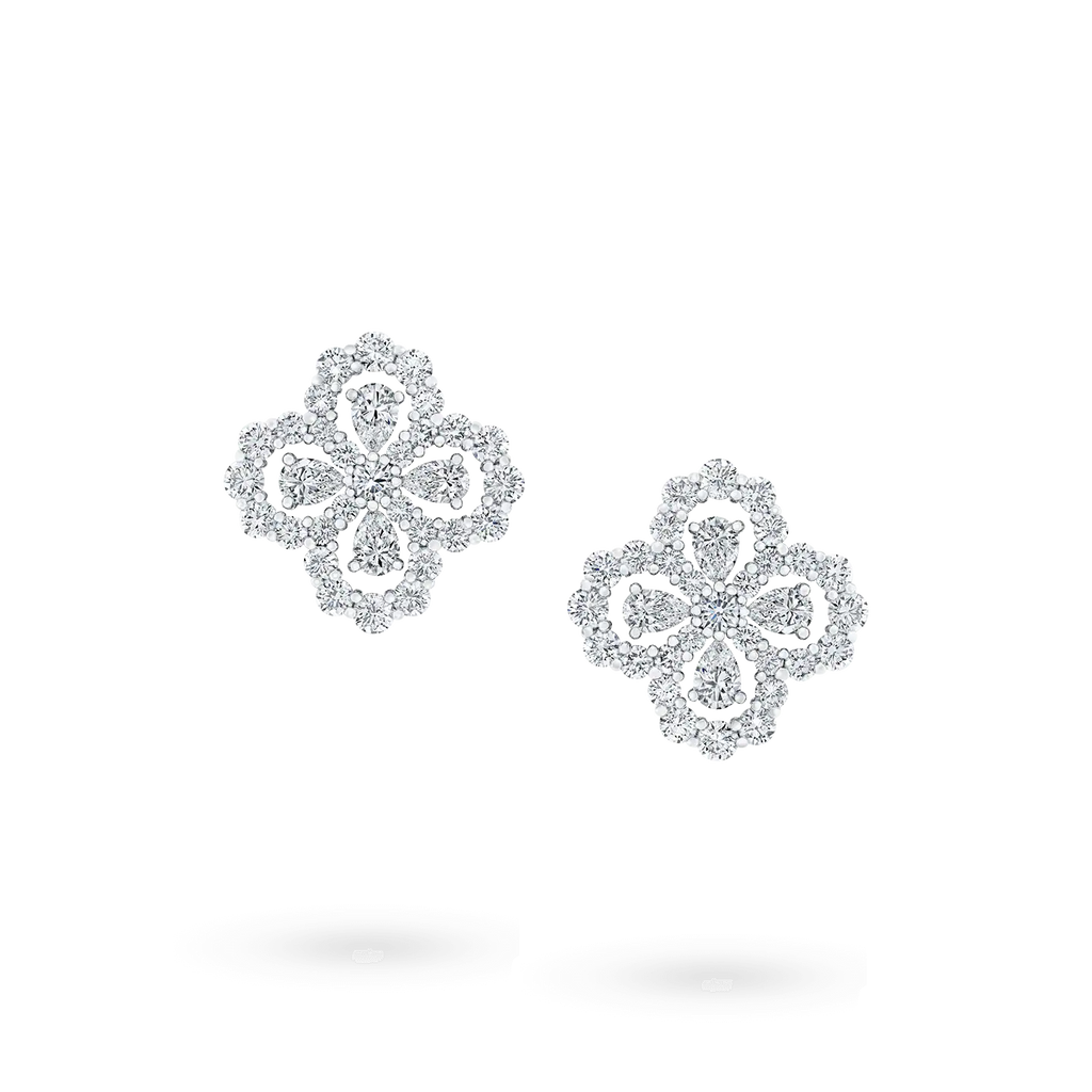 ¡®Loco¡¯LOOP EARRINGS FULL MOTIF DIAMOND 16MM