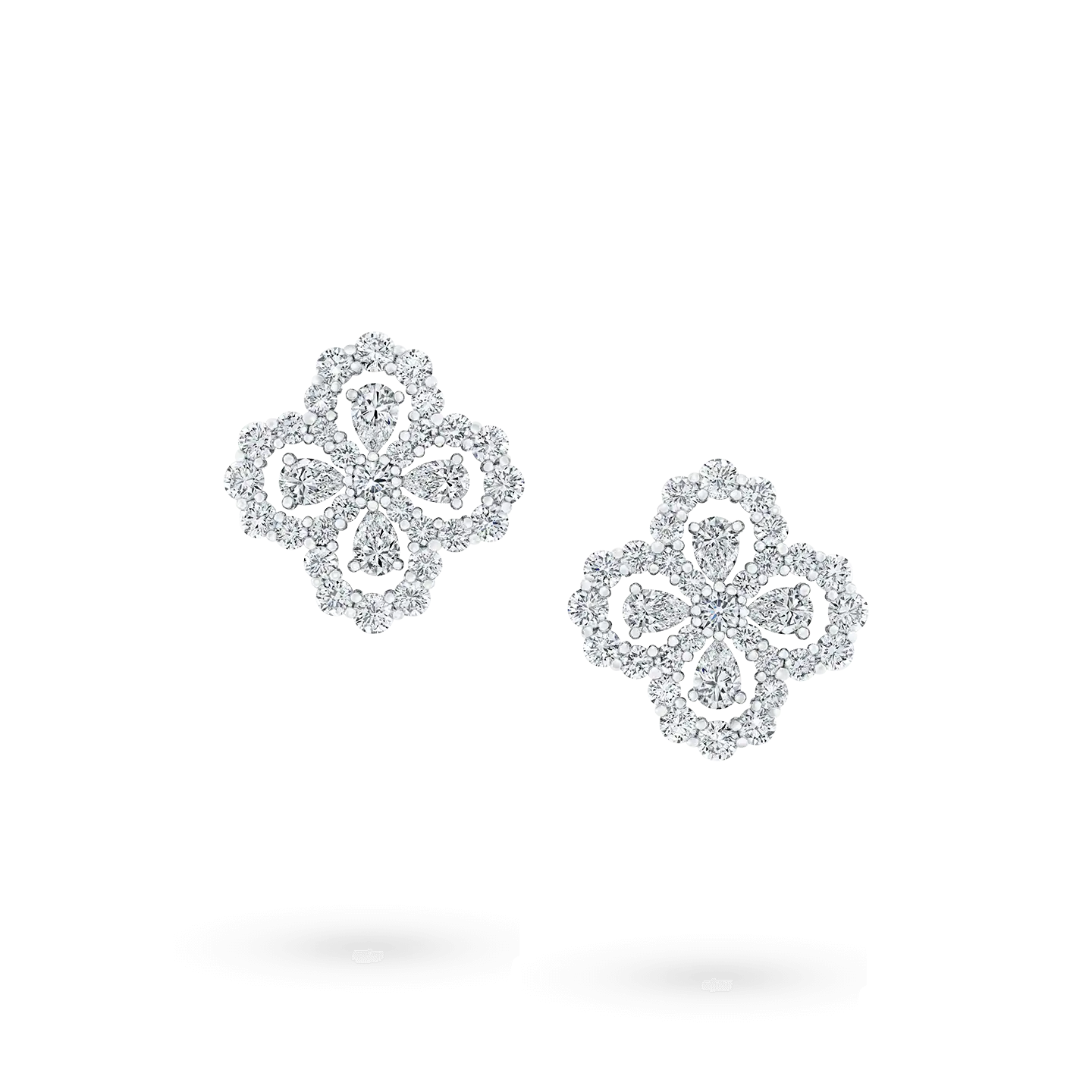 ¡®Loco¡¯LOOP EARRINGS FULL MOTIF DIAMOND 16MM