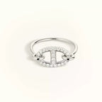 ¡®Loco¡¯RONDE SMALL SILVER DIAMOND RING
