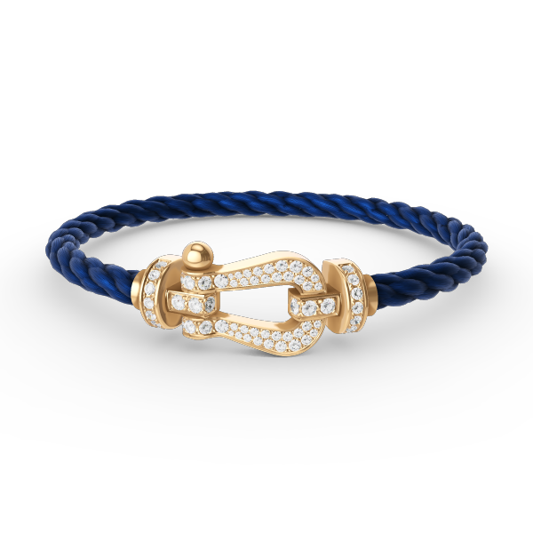 ¡®Loco¡¯FORCE LARGE HORSESHOE FULL DIAMOND BRACELET GOLD