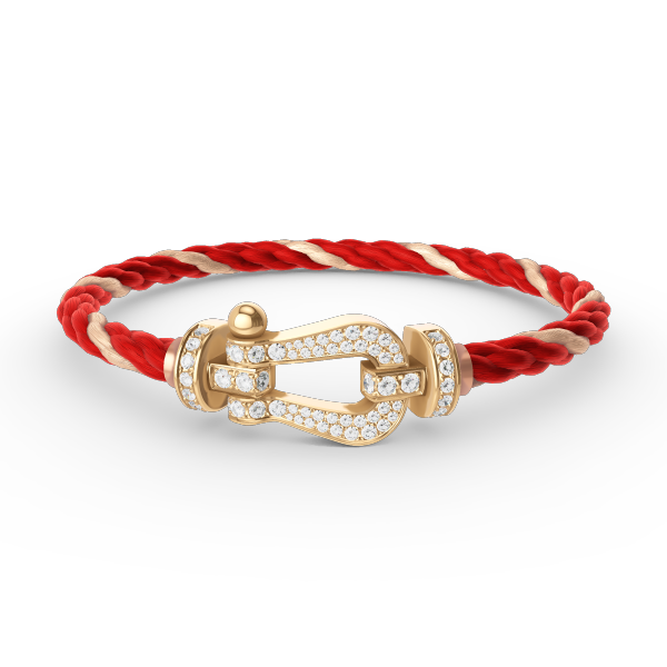 ¡®Loco¡¯FORCE LARGE HORSESHOE FULL DIAMOND BRACELET GOLD