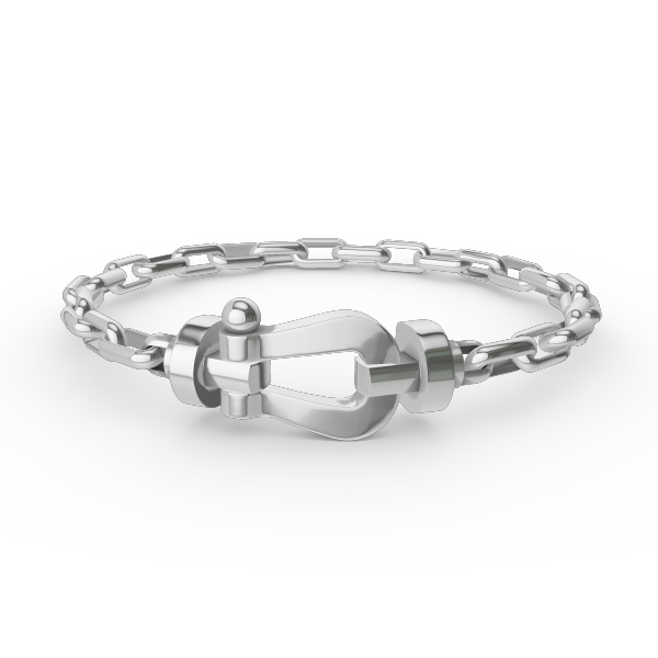 ¡®Loco¡¯FORCE LARGE HORSESHOE CLASP  METAL BRACELET