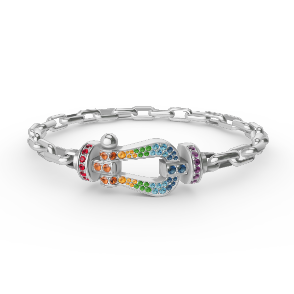 ¡®Loco¡¯FORCE LARGE HORSESHOE CLASP  METAL BRACELET