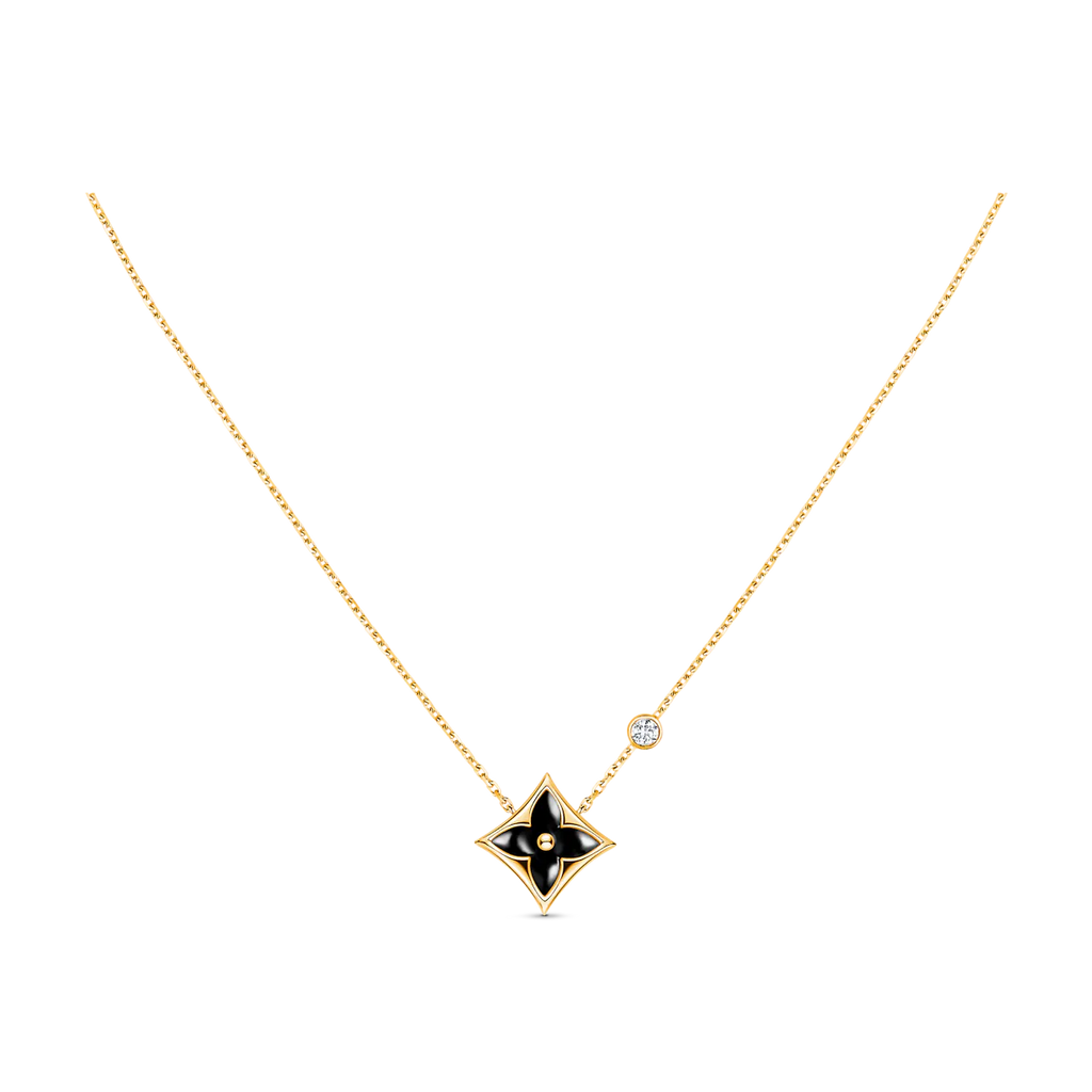 ¡®Loco¡¯STAR BLACK MOP NECKLACE