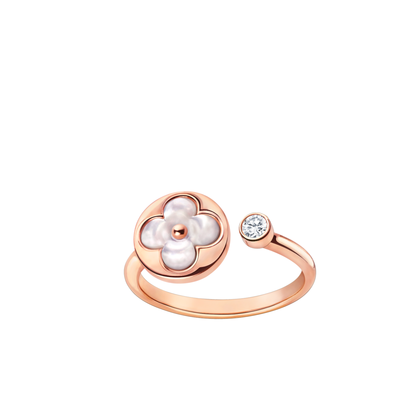 ¡®Loco¡¯SUN 1 DIAMOND PINK MOP RING