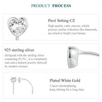 Dainty Simple Heart Earrings for Women BSE1003