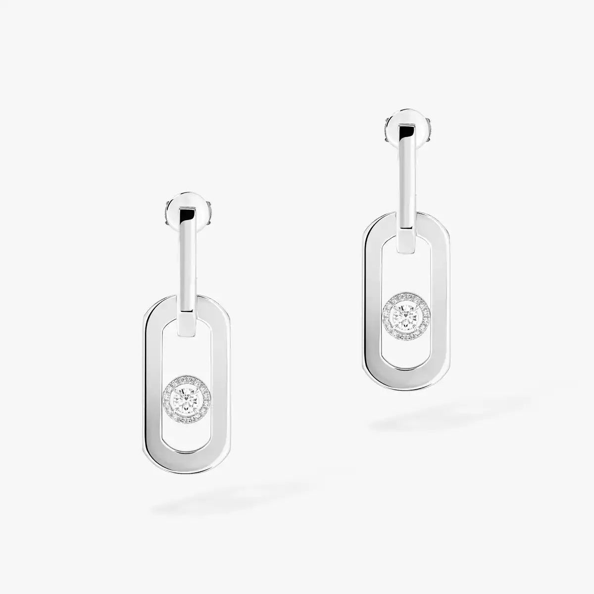 [Loco]So Move XL Diamond Pendant Earrings
