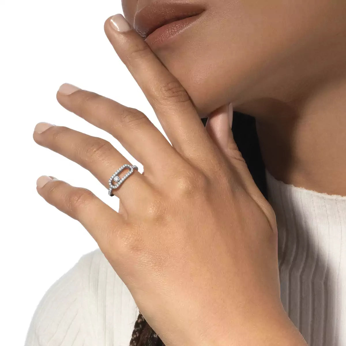 [Loco jewelrys]Move Uno Diamond Ring in Gold
