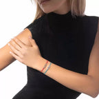 [Loco]Messika Care(s) pink cord pavé bracelet
